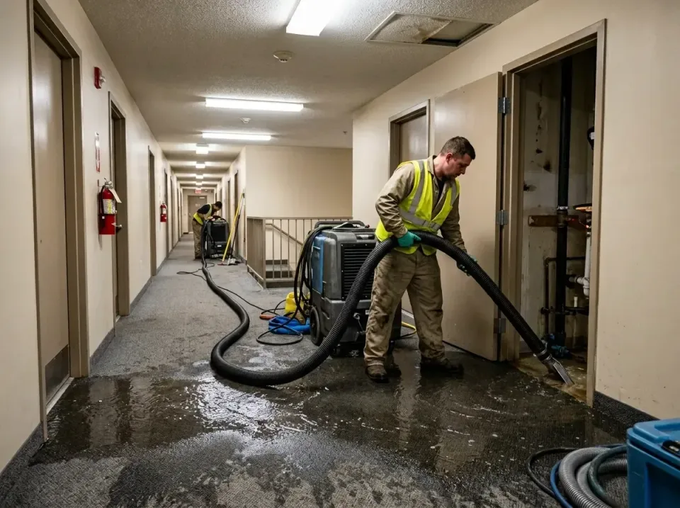 multi-unit-apartment-hallway-f-005 — frequently asked questions, Emergency Burst Pipe Water Extraction & Removal in Bystrom,…